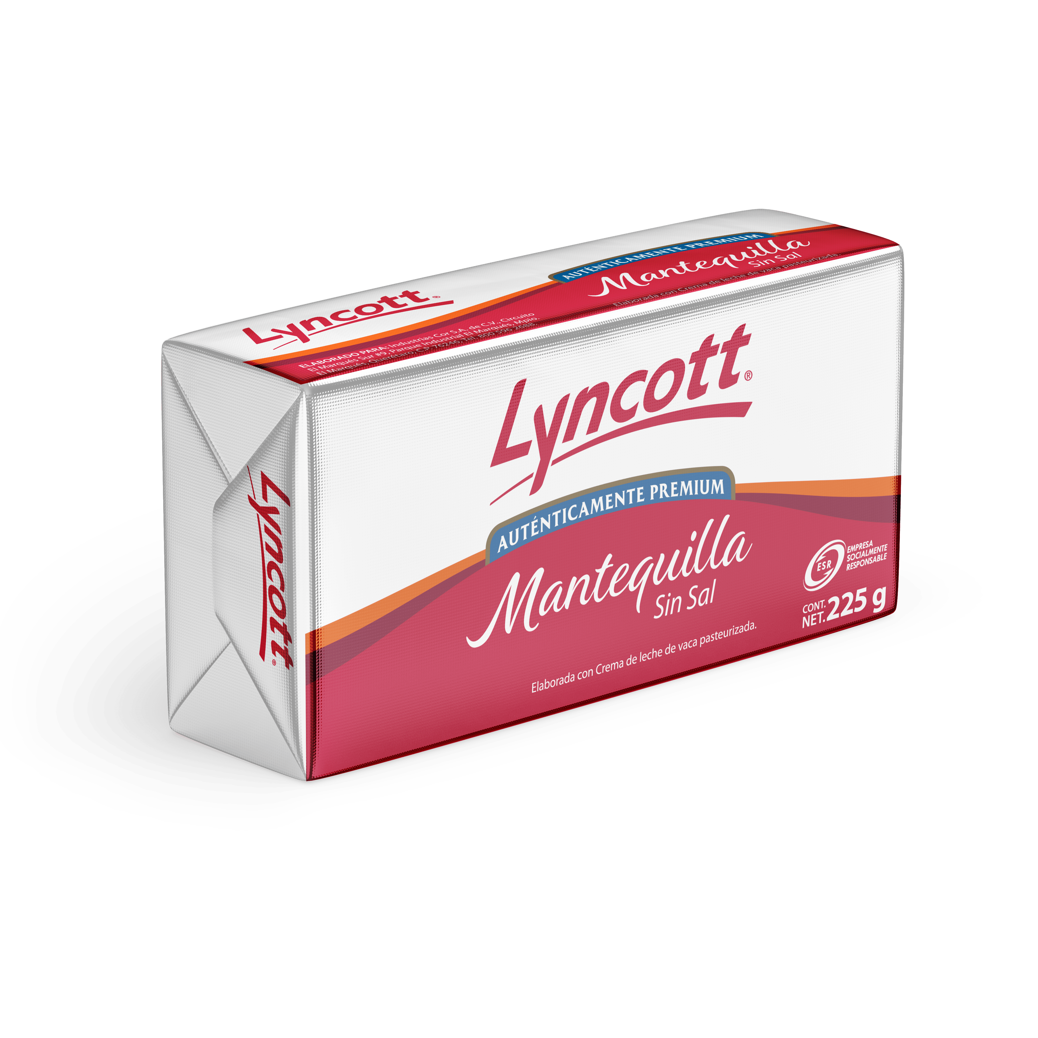 MANTEQUILLA SIN SAL 225GR.LYNCOTT – Super Mode